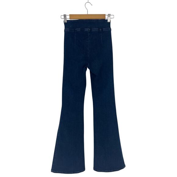Frame The Jetset Flare Pant Keller In Blue - Picture 10 of 14